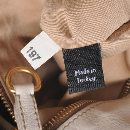 Miu Miu Vitello Lux Bow Bag Ivory 11 of 11