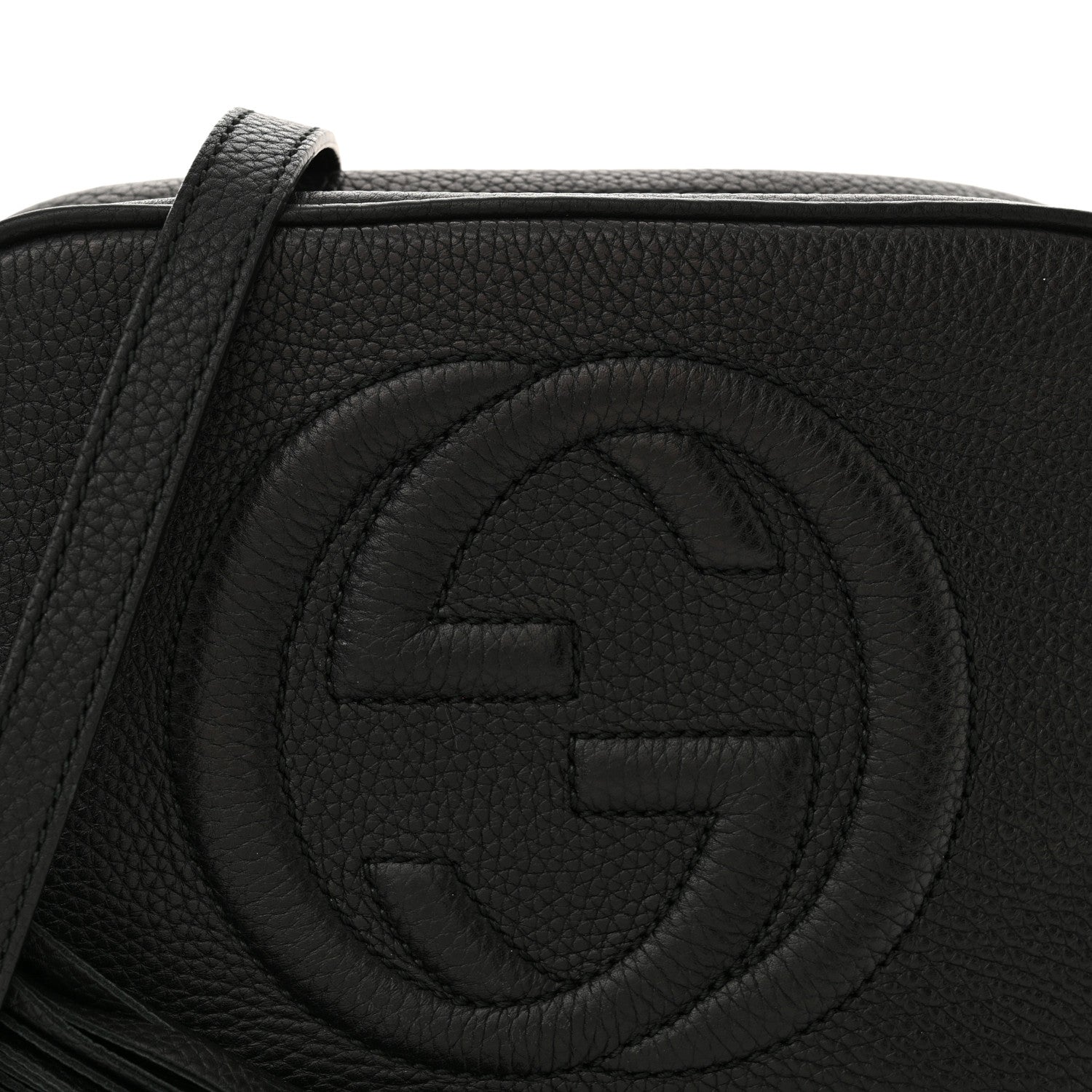 Gucci Pebbled Calfskin Small Soho Disco Bag Black 8 of 15
