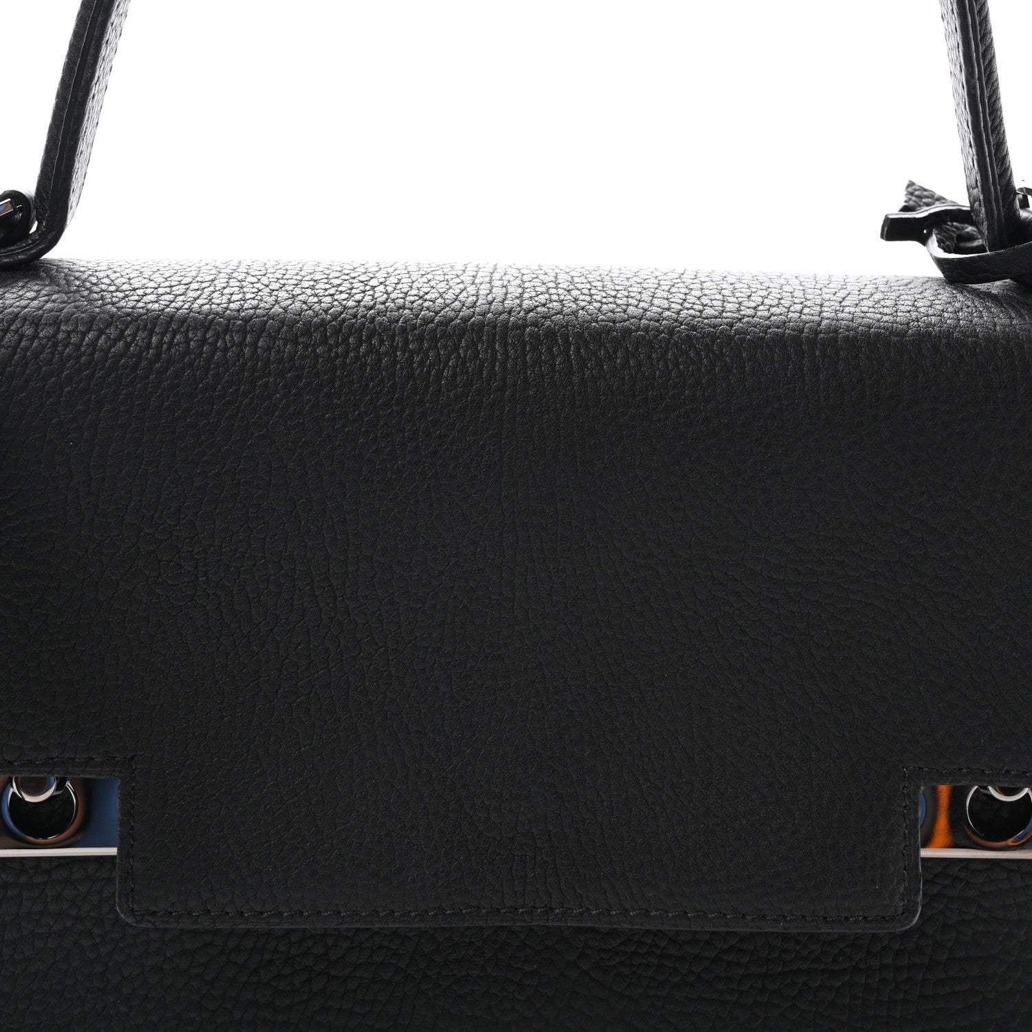 Delvaux Crispy Calfskin GM Tempete Satchel Black 8 of 10