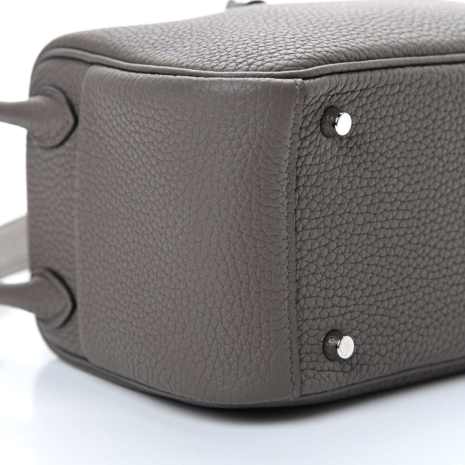 Hermes Taurillon Clemence Mini Lindy 20 Etain 8 of 9