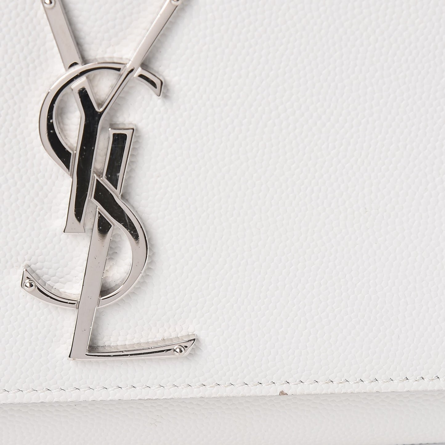 Grain De Poudre Small Monogram Kate Satchel Optical White
