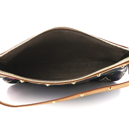 Louis Vuitton Monogram Multicolor Pochette Accessories Black 5 of 11
