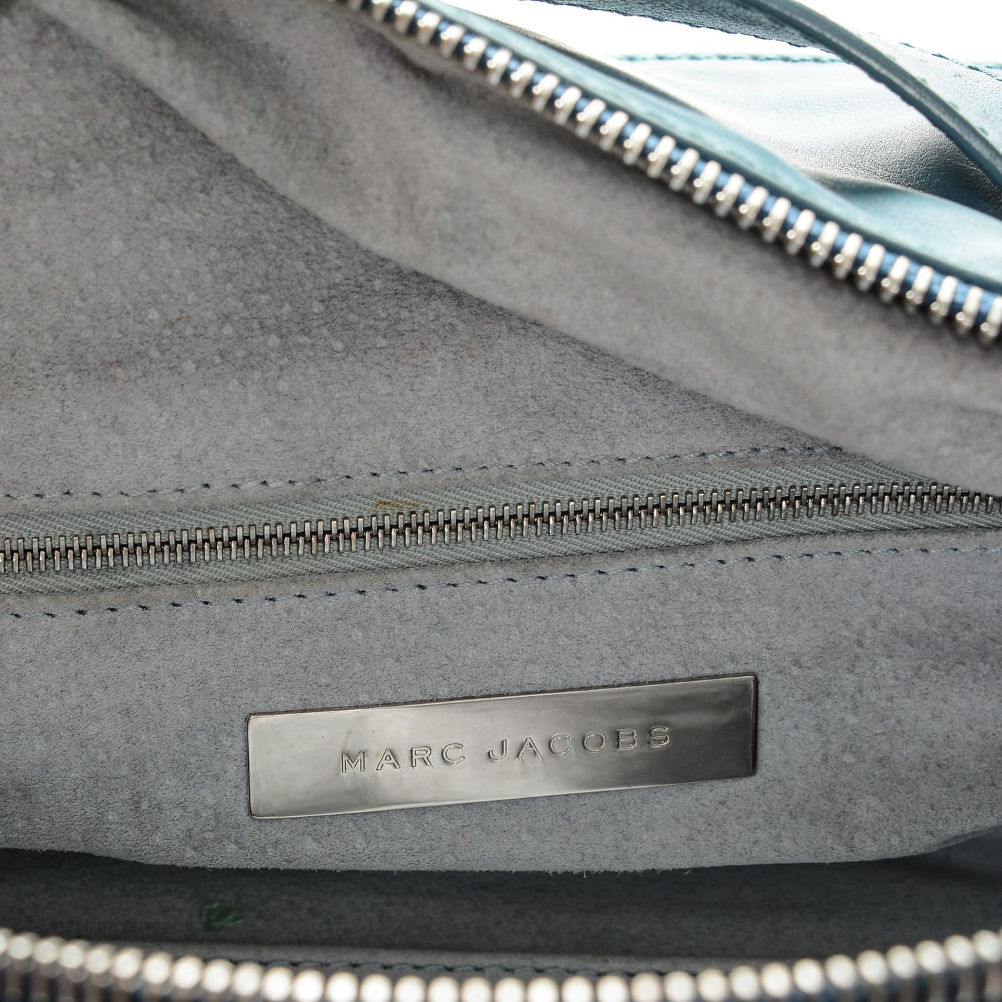 Smooth Calfskin Bowler Bag Turqouise