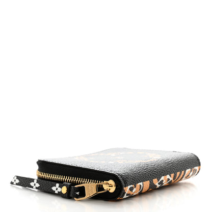 Louis Vuitton Monogram Giant Jungle Zippy Coin Purse Black 4 of 8