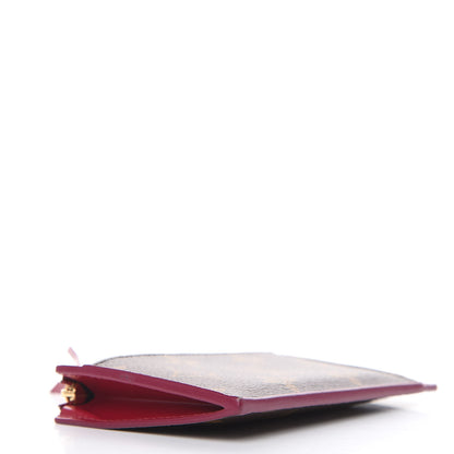Louis Vuitton Monogram Zipped Card Holder Fuchsia 4 of 6