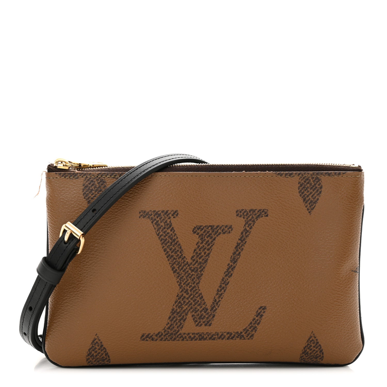 Louis Vuitton Reverse Monogram Giant Double Zip Pochette 1 of 13