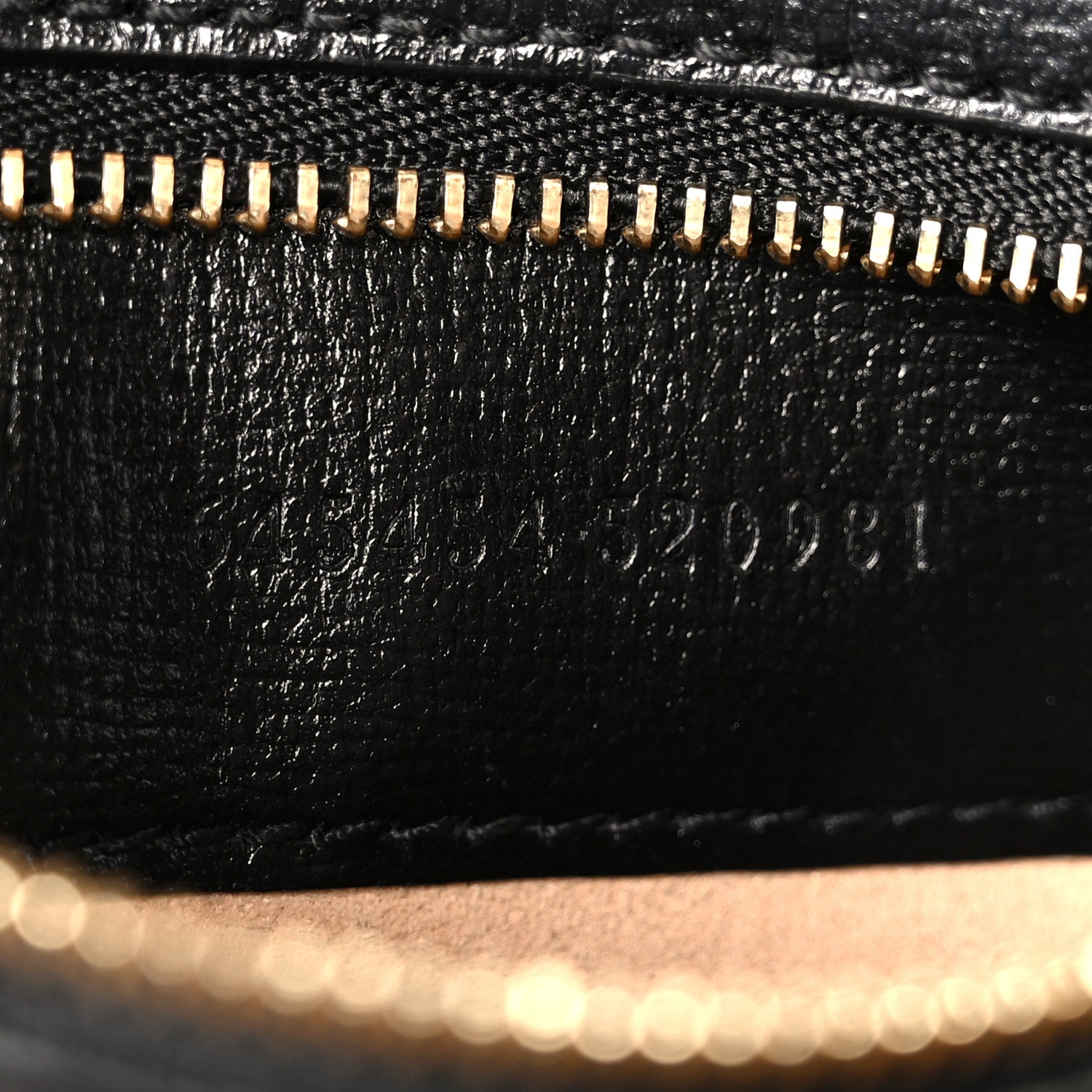 Gucci Textured Calfskin Small Horsebit 1955 Shoulder Bag Black 7 of 11