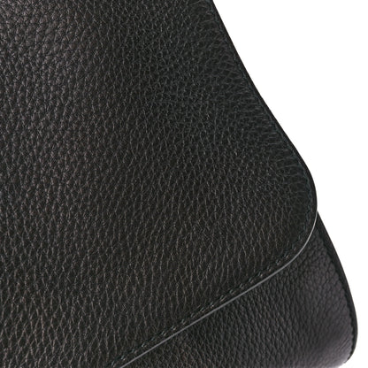 Gucci Pebbled Calfskin Bamboo Daily Clutch Black 13 of 13