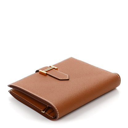 Hermes Epsom Bearn Compact Wallet Gold 4 of 10