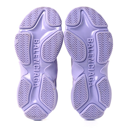 Balenciaga Fabric Mesh Womens Triple S Sneakers 40 Light Lilac 6 of 9