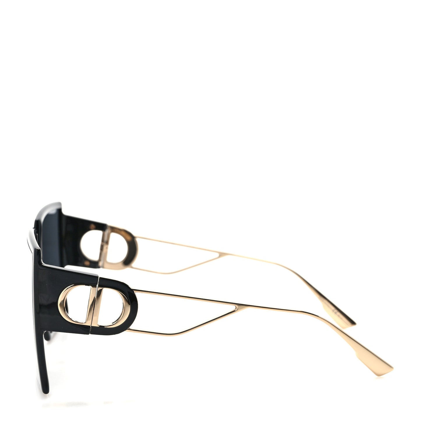 Square 30 Montaigne Sunglasses Black