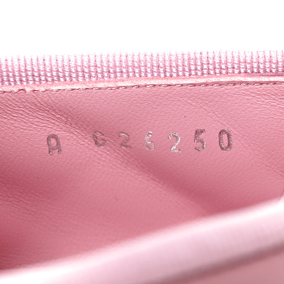 Lambskin Quilted CC Cap Toe Ballerina Flats 37.5 Pink Black