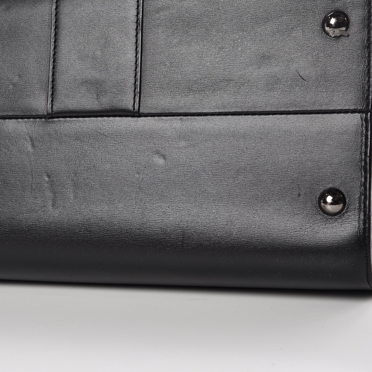 Delvaux Calfskin MM L'Humour Brillant Satchel Black 11 of 15