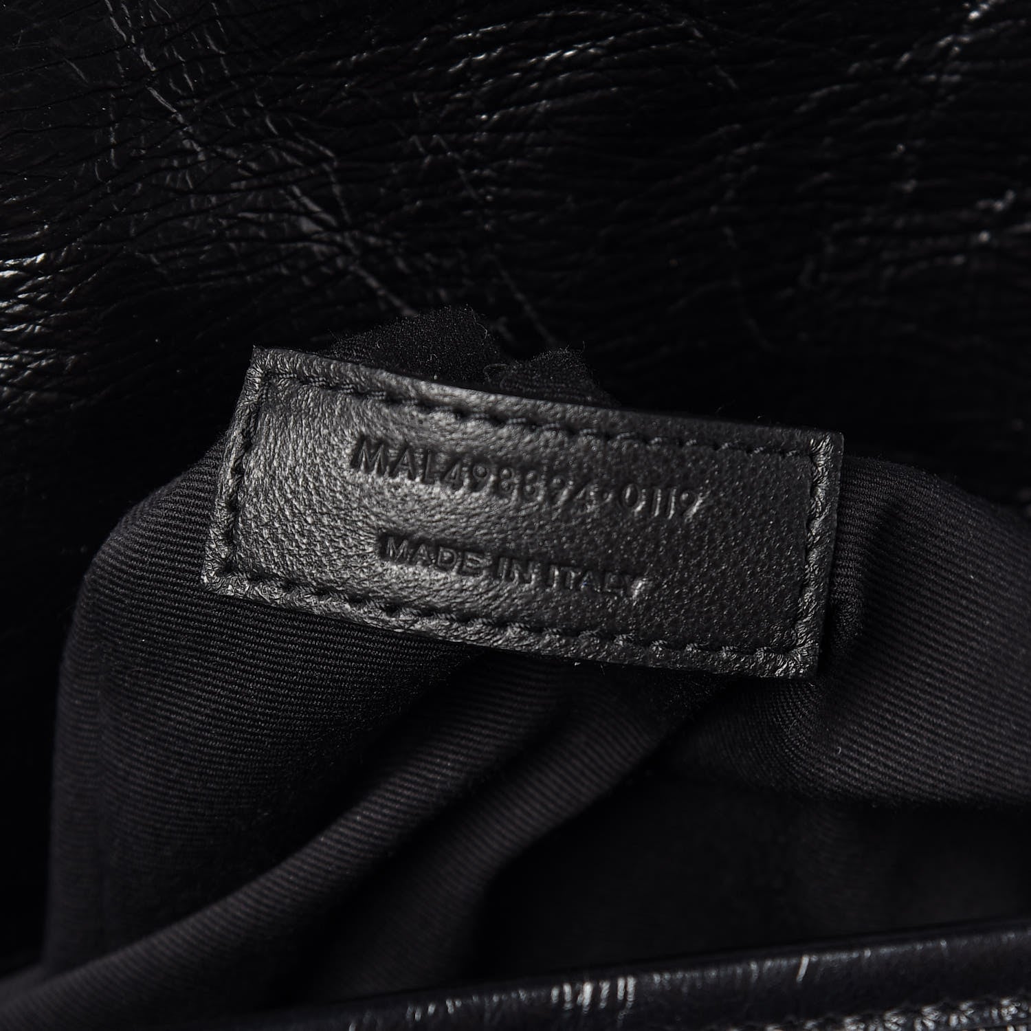 Saint Laurent Crinkled Calfskin Matelasse Monogram Medium Niki Chain Satchel Black 8 of 11