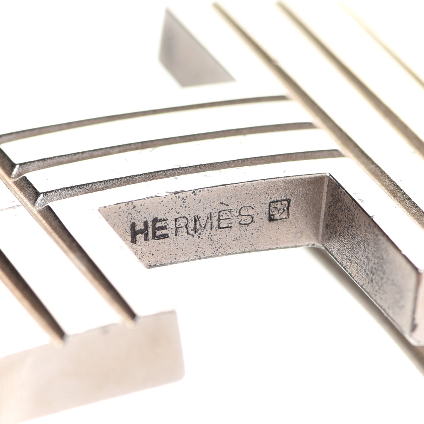 Taurillon Clemence 32mm Cadena H Belt 90 Chocolate