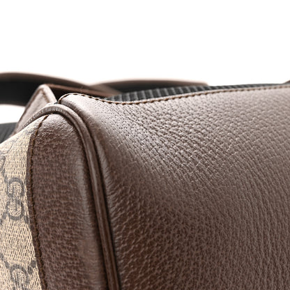 Gucci GG Supreme Monogram Calfskin Web Small Ophidia Day Backpack Beige Ebony New Acero 13 of 13