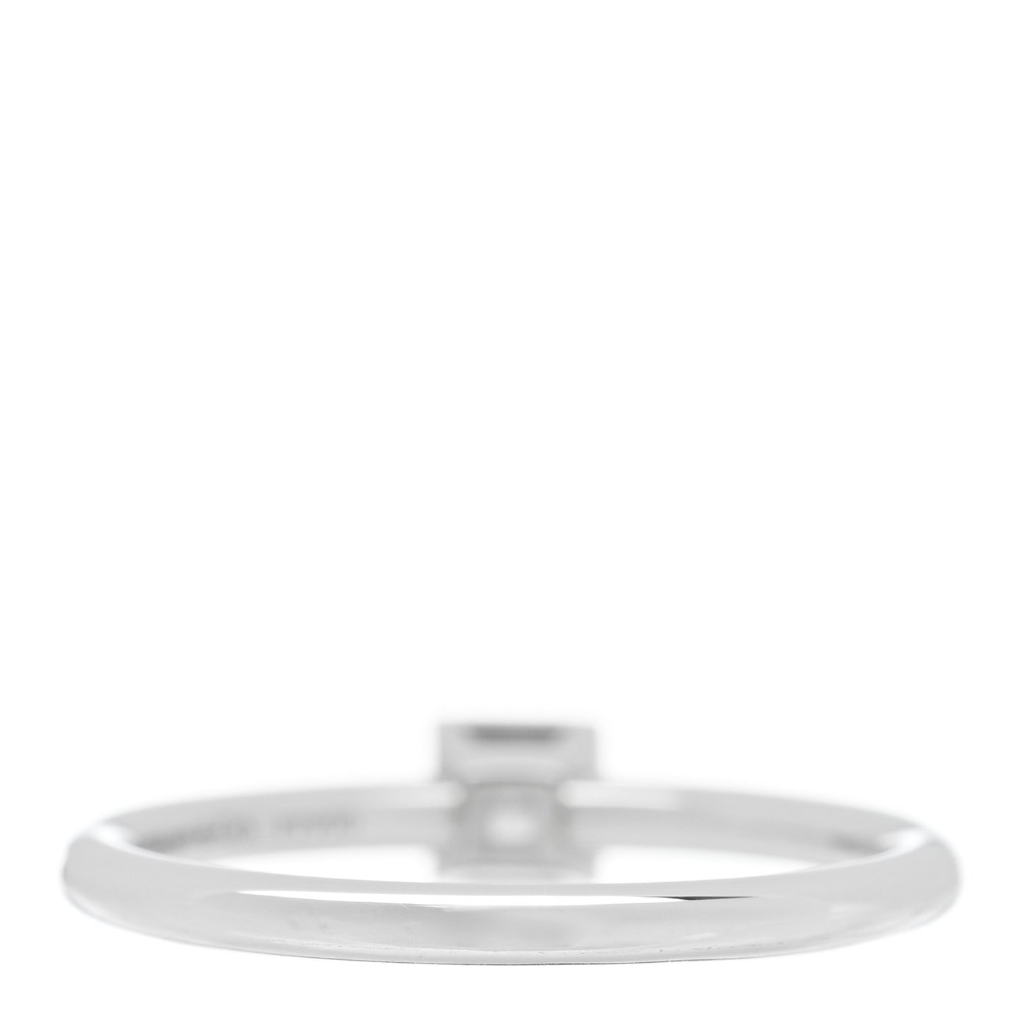 Platinum Diamond .15ct Princess Cut Diamond Engagement Ring 49 4.75
