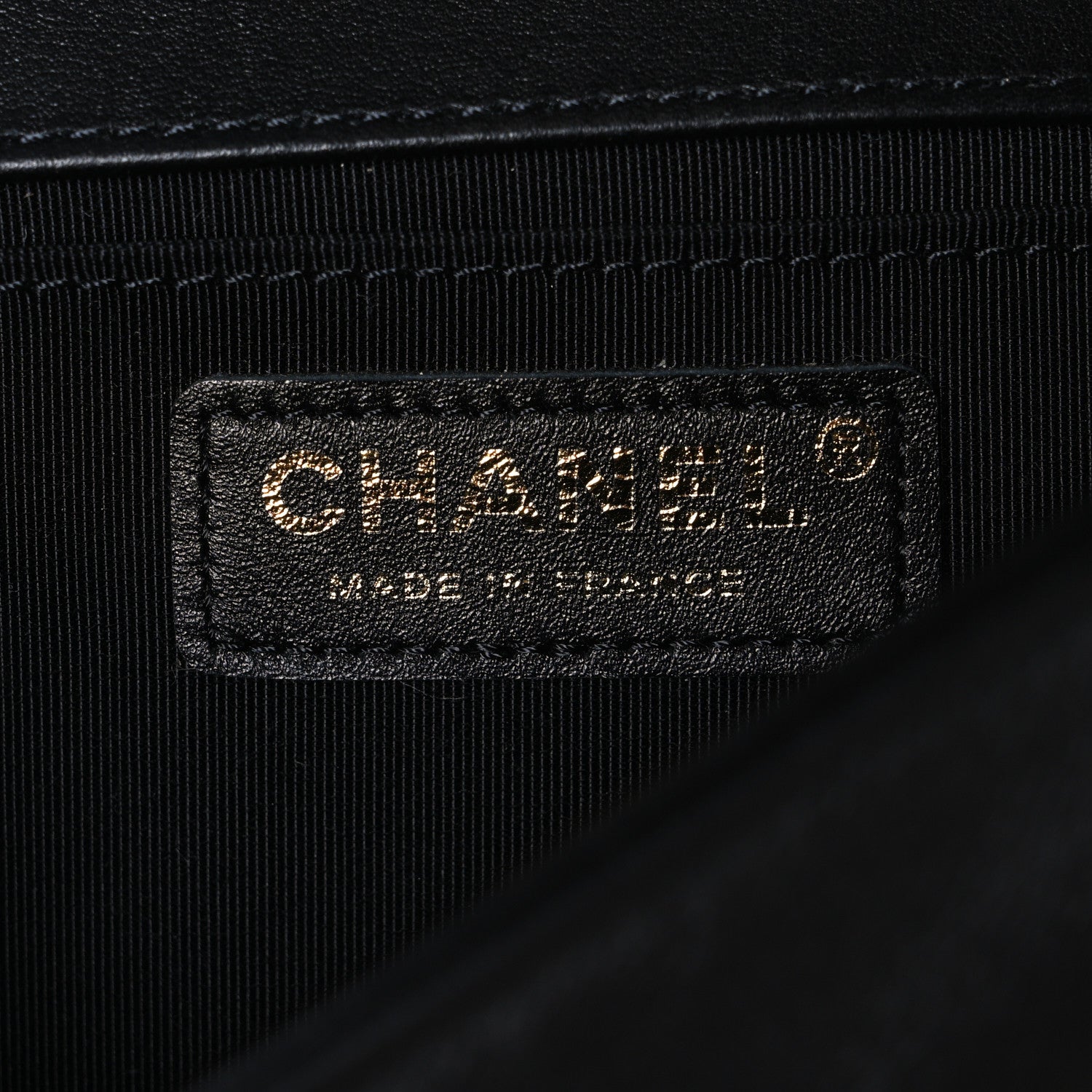 Chanel Calfskin Pearl Medium Chanel Pearls Boy Flap Black 6 of 11