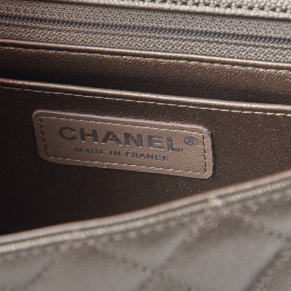 Chanel Iridescent Caviar Quilted Mini Rectangular Flap Bronze 6 of 8