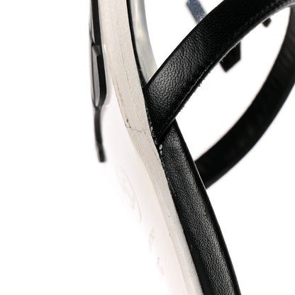 Chanel PVC Lambskin Logo Mules 37 Black 15 of 18