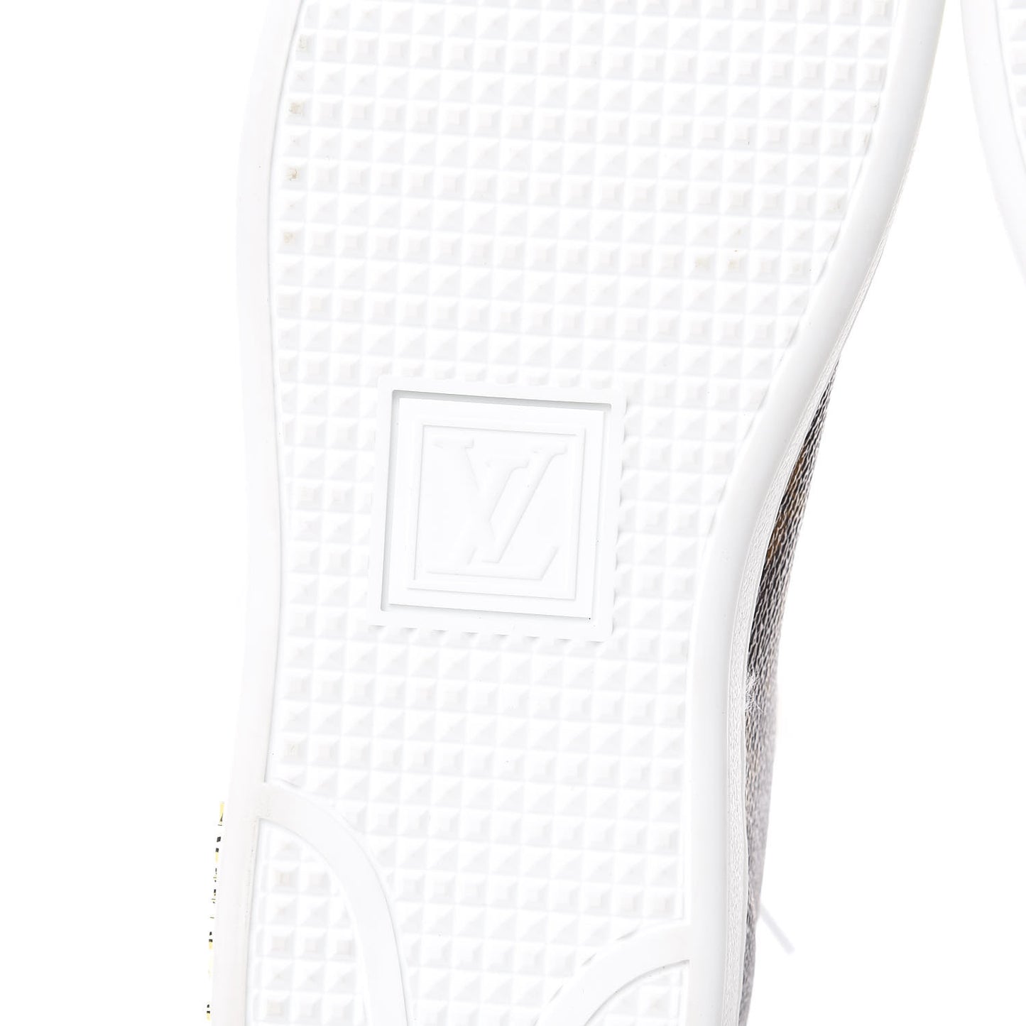 Calfskin Monogram LV Black Heart Sneakers 39.5 Cacao