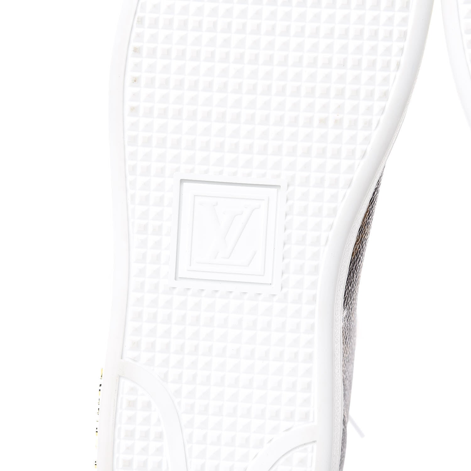 Louis Vuitton Calfskin Monogram LV Black Heart Sneakers 39.5 Cacao 6 of 8