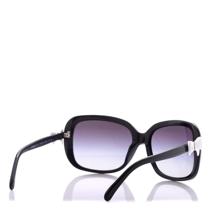 Chanel CC Bow Sunglasses 5171 Black White 3 of 8