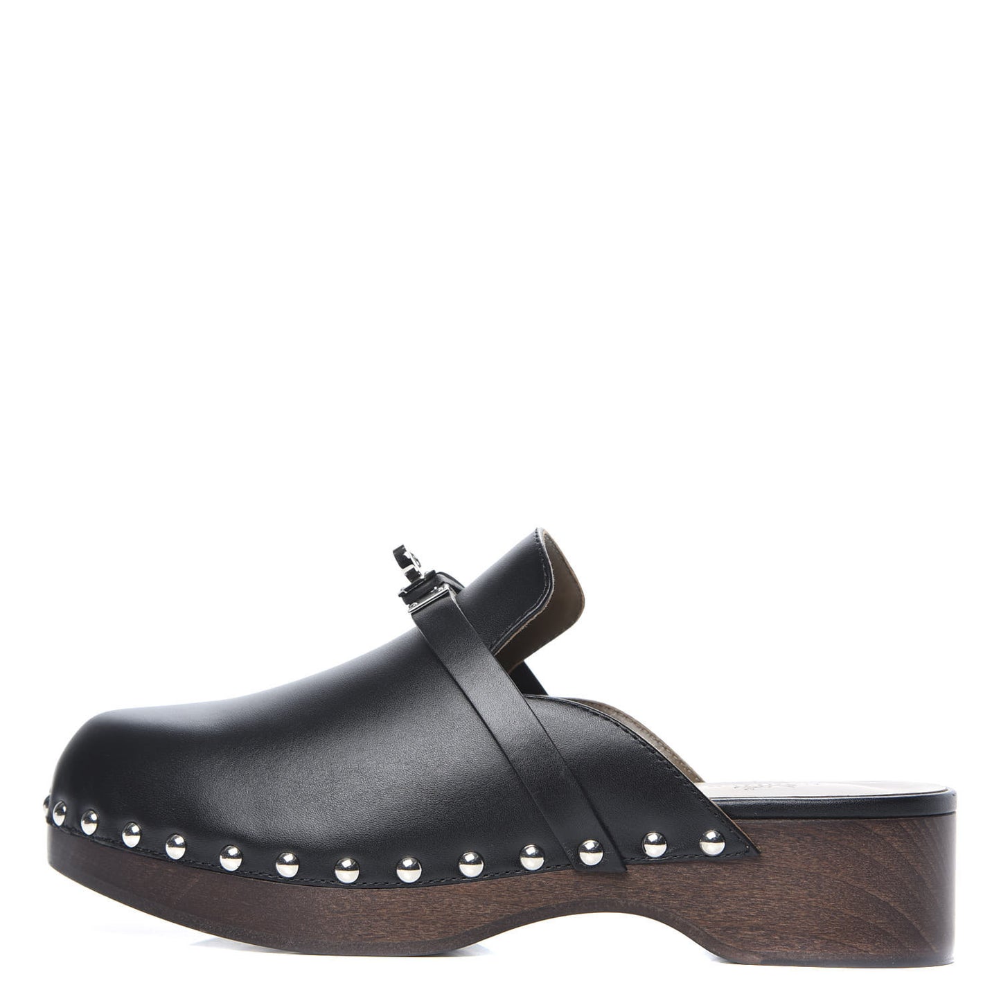 Calfskin Carlotta Mules 36 Black