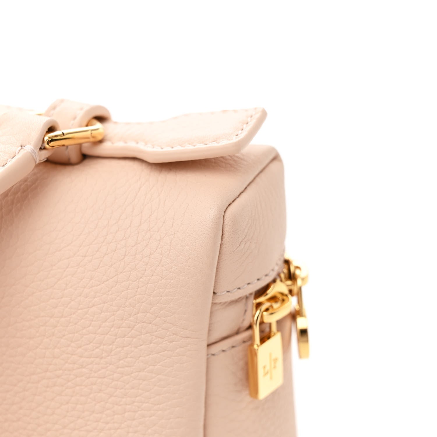 Loro Piana Grained Calfskin L19 Extra Pocket Pouch Creamed Honey 11 of 12