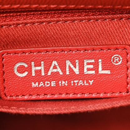 Chanel Caviar Quilted Mini Coco Handle Flap Red 6 of 10