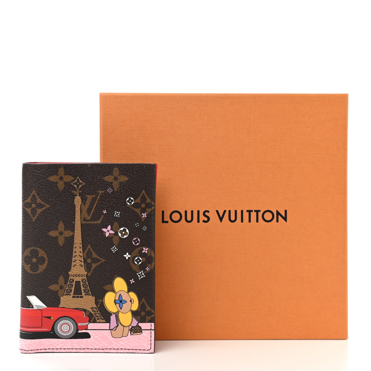 Monogram 2019 Christmas Animation Passport Cover Rouge