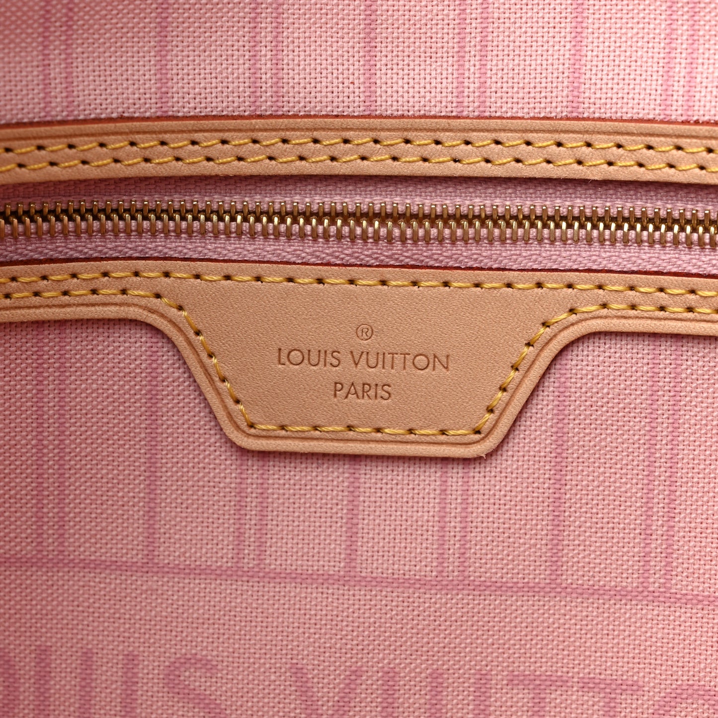 Damier Azur Neo Neverfull MM Rose Ballerine