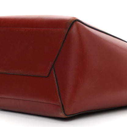 Celine Natural Calfskin Sangle Bucket Bag Red Wood 9 of 15