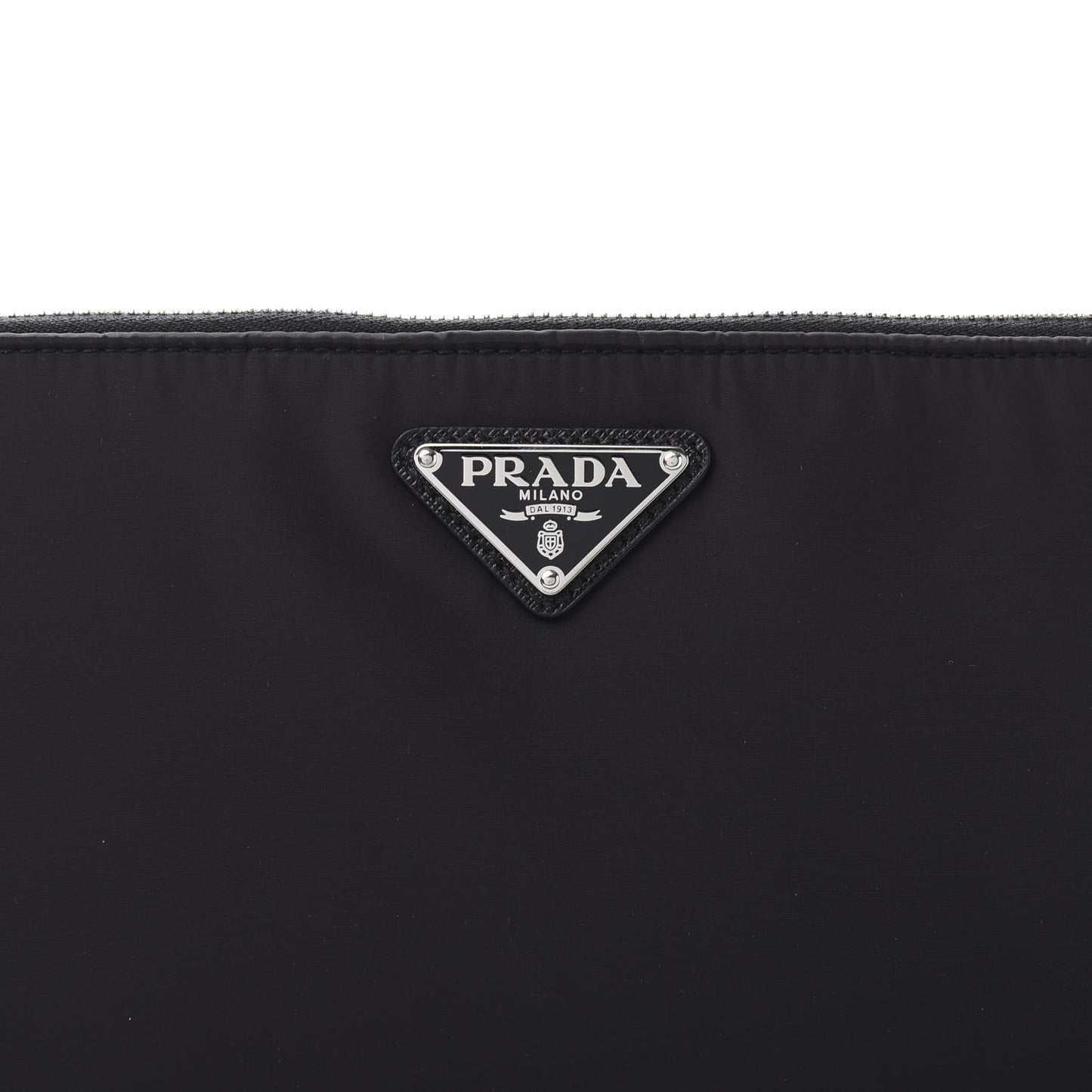 Tessuto Nylon Flat Pouch Black