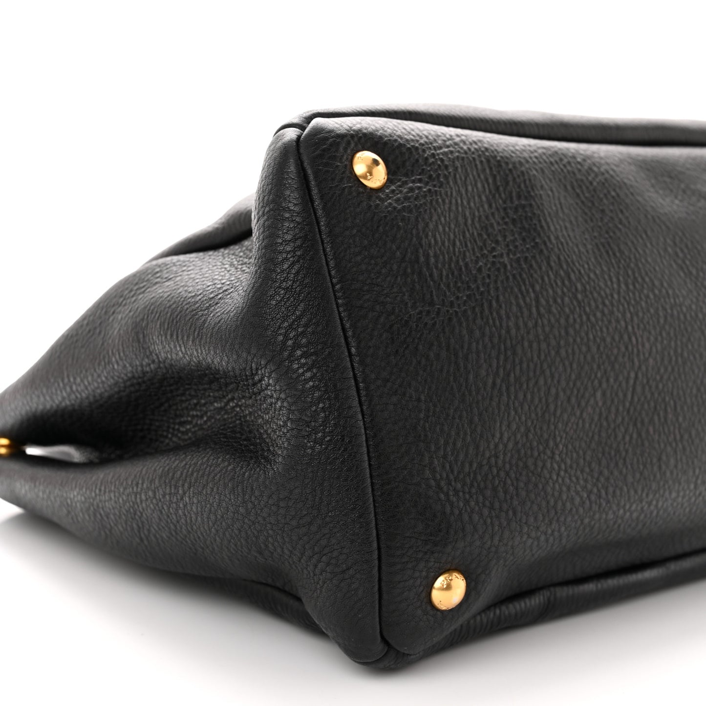 Vitello Daino Tote Black