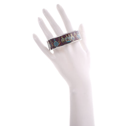 Hermes Enamel Printed Wide Flacons Bracelet 65 2 of 6