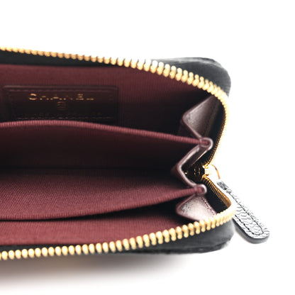 Chanel Caviar Quilted Zip Coin Purse Black 5 of 8