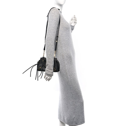 Balenciaga Grained Calfskin Neo Classic Gold Hardware Nano City Crossbody Black 2 of 10