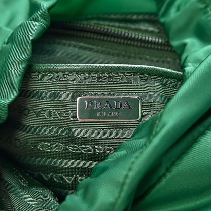 Prada Nylon Vela Saffiano Double Buckle Backpack Oleandro 6 of 10