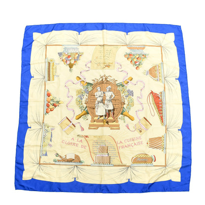 Hermes Silk A La Gloire De La Cuisine Francaise Scarf 90 1 of 6