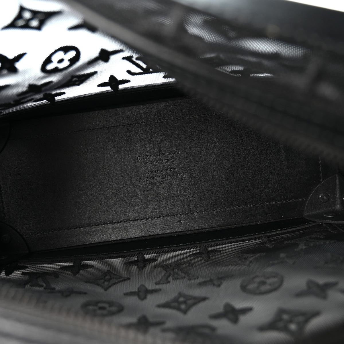 Louis Vuitton Monogram See Through Soft Trunk Black 5 of 10
