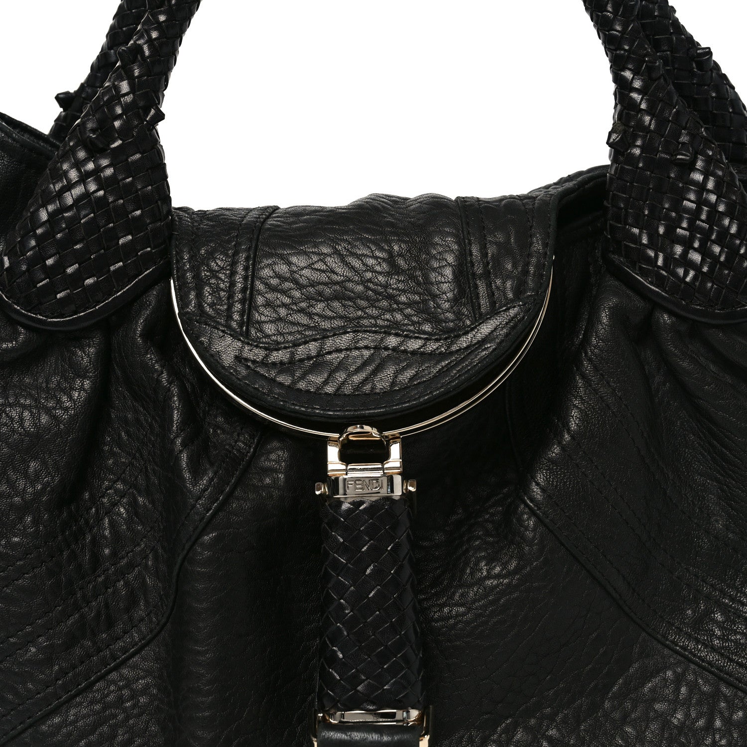 Fendi Nappa Nuvolata Spy Black 9 of 11