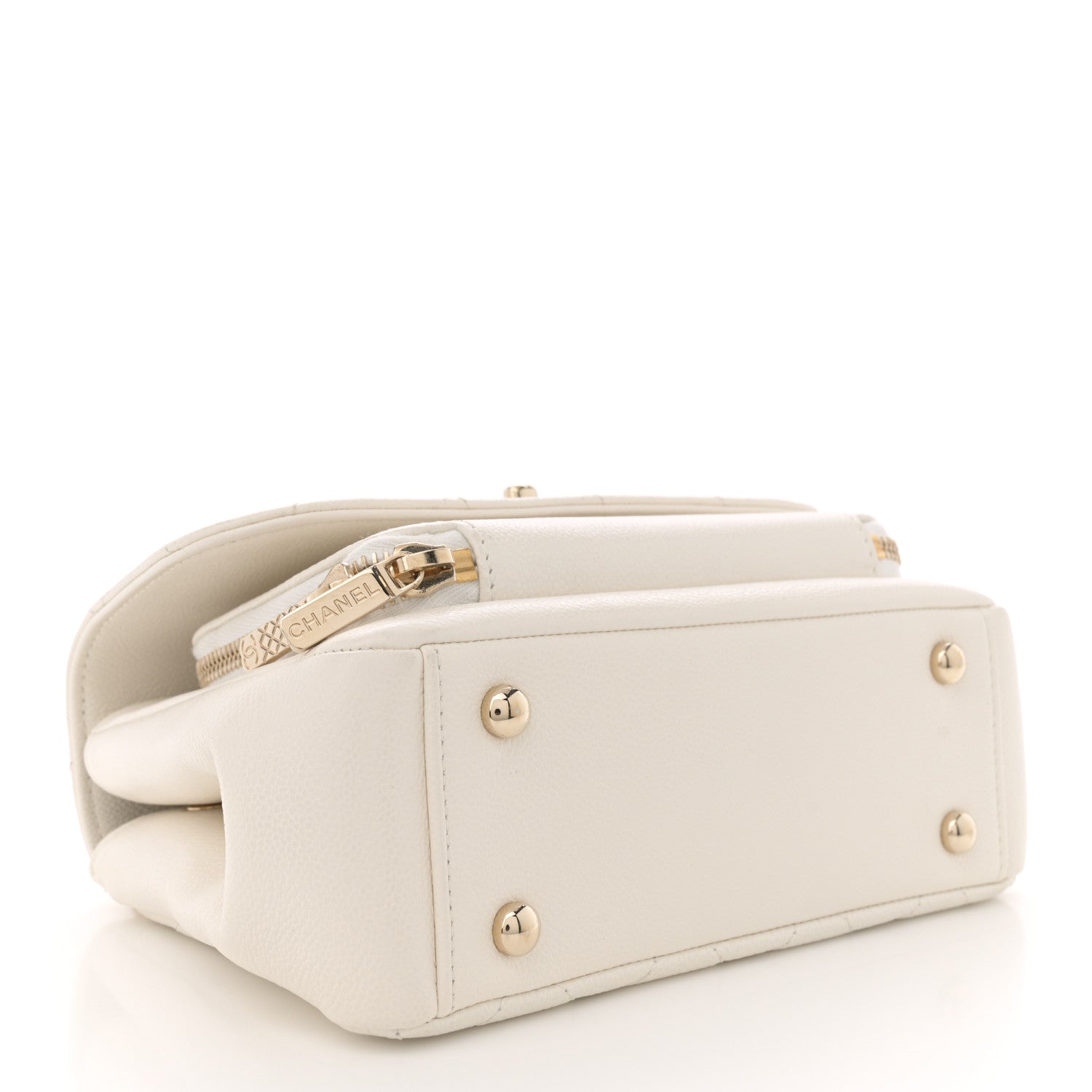 Chanel Caviar Quilted Small Business Affinity Flap White 4 of 11