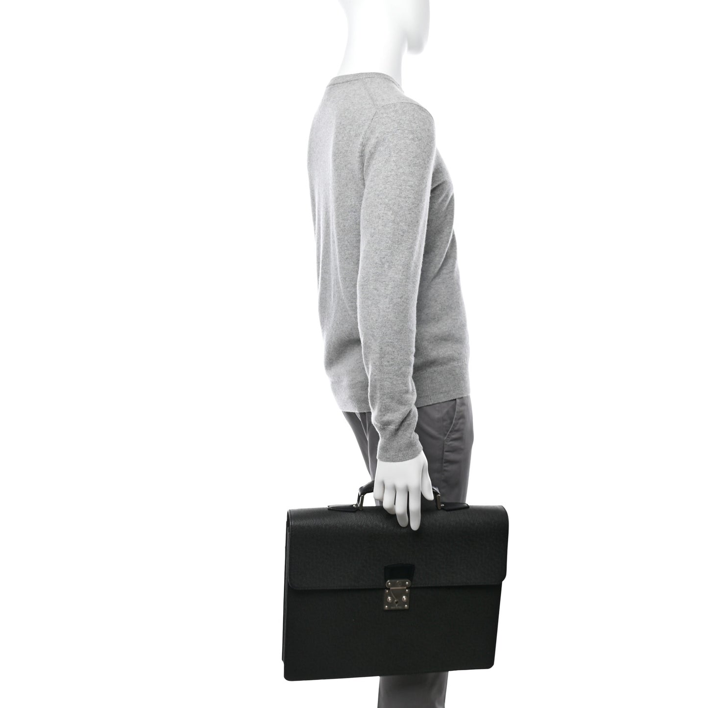 Taiga Neo Robusto 2 Compartment Briefcase Black