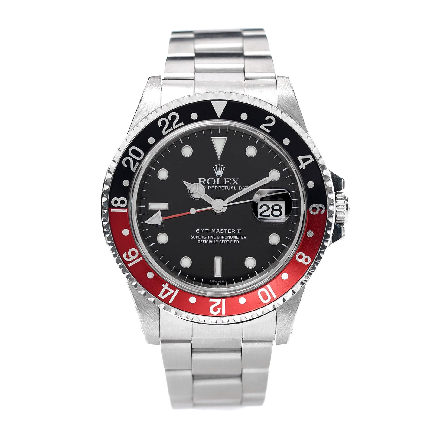 Stainless Steel 40mm Oyster Perpetual Date GMT Master II Coke Watch 16710