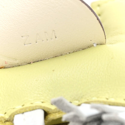 Hermes Milo Lambskin Grigri Rodeo Pegase Horse Bag Charm PM Jaune Bourgeon Bleu Brume Nata 4 of 4