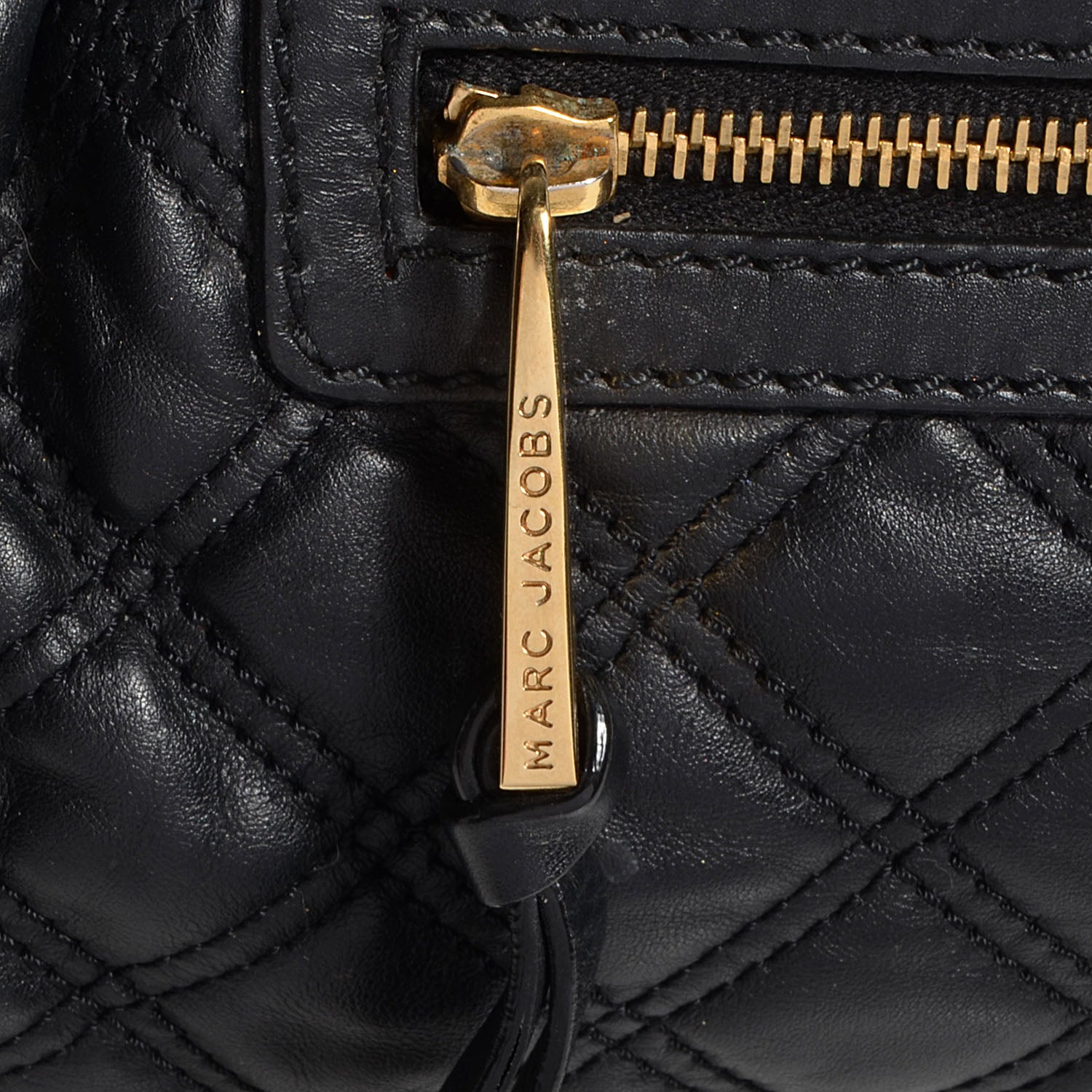 Marc Jacobs Quilted Leather Stam Black 8 of 9