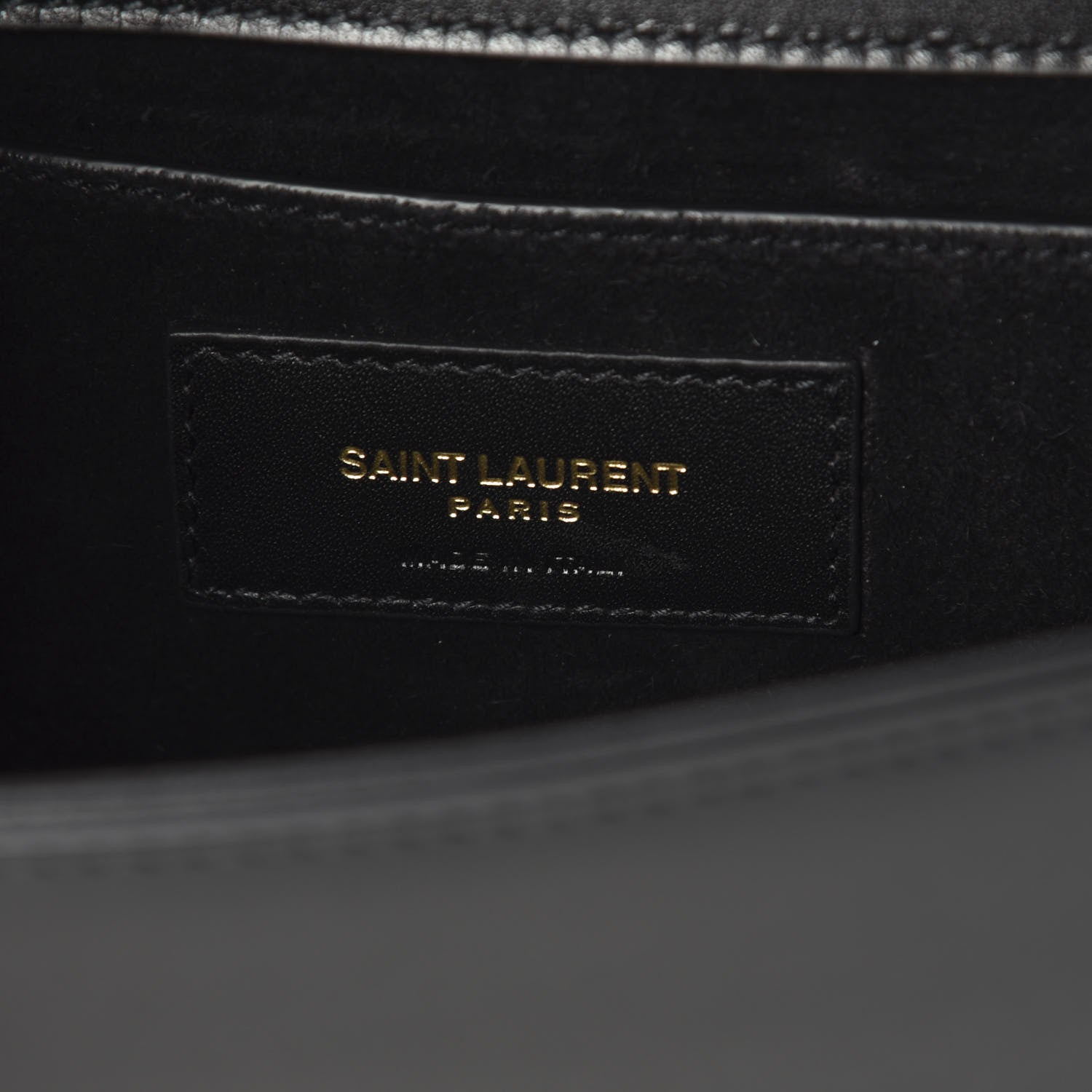 Saint Laurent Calfskin Small Classic Monogram Kate Tassel Satchel Black 6 of 8