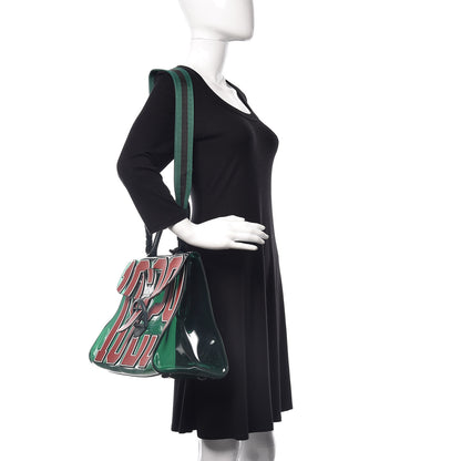 Delvaux PVC The Hero 1829 Brillant Satchel Vert 2 of 13