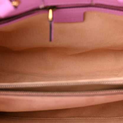 Gucci Calfskin Matelasse Small GG Marmont Tote Candy Mousse 5 of 14